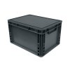 Euro box s vekom 40x30x24 cm, sivý