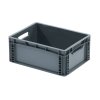 Plastová prepravka 40x30x17 cm, sivá