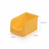 Farebný box do regálu na súčiastky, žltý