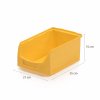 Výrazný farebný box na triedenie dielov, žltý