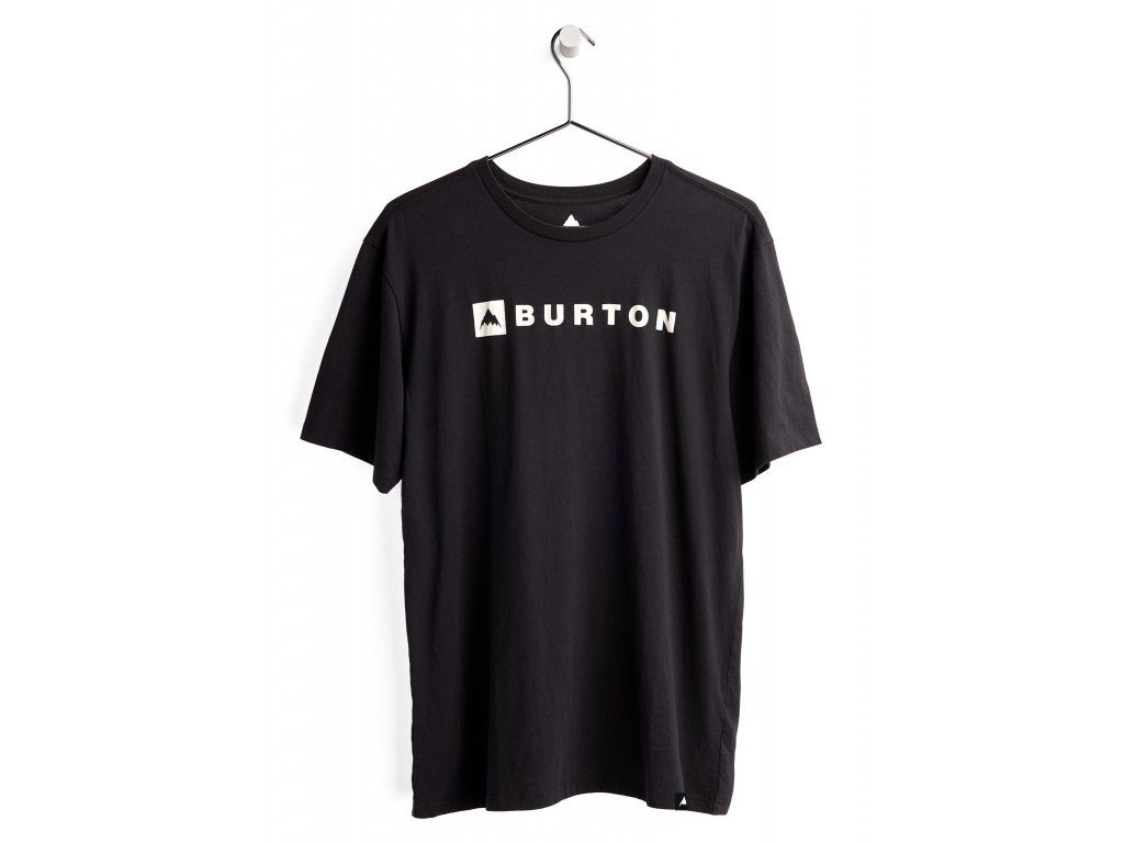 Tričko Burton Horizontal Mountain Short Sleeve T-Shirt True Black