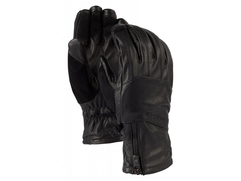 Pánské Rukavice Burton [ak] Leather Tech Gloves True Black