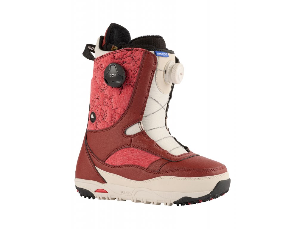 Dámské Snowboardové Boty Burton Limelight BOA® Red/Stout White