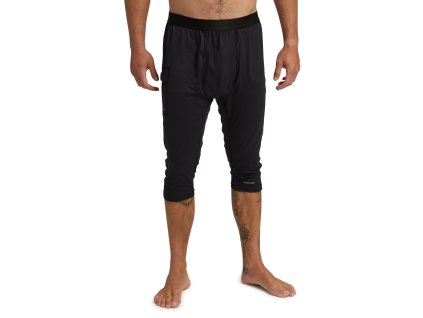 Pánské Termoprádlo Burton Midweight X Base Layer Three-Quarter Boot Pants True Black