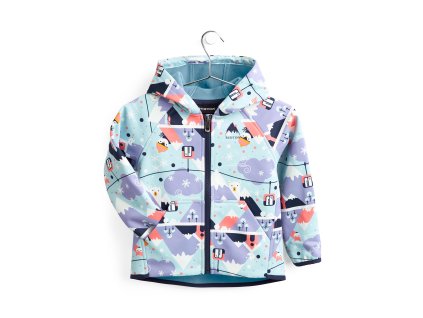 Dětská Mikina Burton Toddlers' Crown Weatherproof Full-Zip Fleece Snow Day