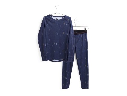 Dětské Termoprádlo Burton Lightweight Base Layer Set Chambray Stripe (Velikost XS)