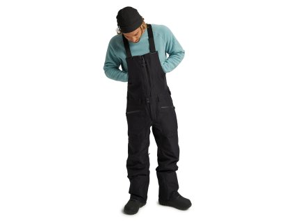 Pánské Lacláče Burton Reserve GORE‑TEX 2L Bib Pants True Black