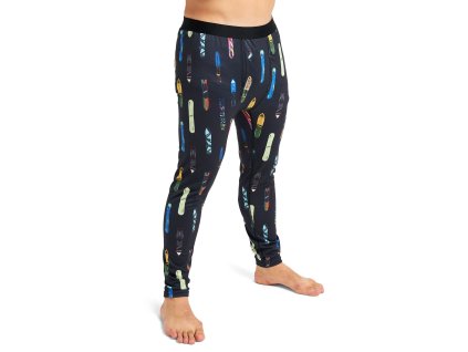 Pánské Termoprádlo Burton Midweight Base Layer Pant History Of SB Black
