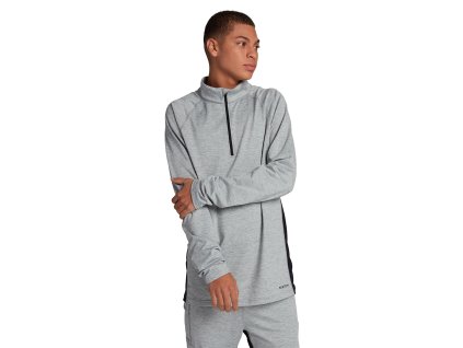 Pánské Termoprádlo Burton Heavyweight X Base Layer Quarter-Zip Gray Heather