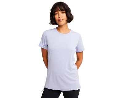Dámské Tričko Burton Multipath Essential Tech Short Sleeve Crew Foxglove Violet Heather