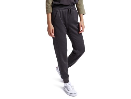 Dámské Tepláky Burton Oak Fleece Pants True Black Heather