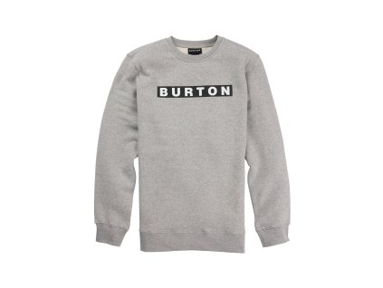 Mikina Burton Vault Crew Gray Heather (Velikost XL)
