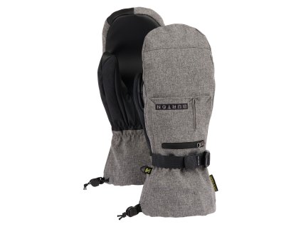 Pánské Palčáky Burton Baker 2-In-1 Mittens Gray Heather