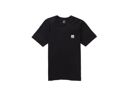 Tričko anon. Short Sleeve Pocket T-Shirt True Black