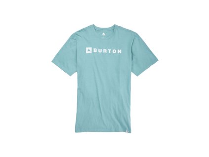 Tričko Burton Horizontal Mountain Short Sleeve T-Shirt Rock Lichen (Velikost XXS)