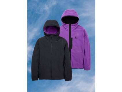 Bunda Burton MINE77 Reversible Fleece Jacket Black (Velikost XL)