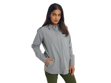 Dámská Košile Burton Favorite Performance Long Sleeve Flannel Sharkskin
