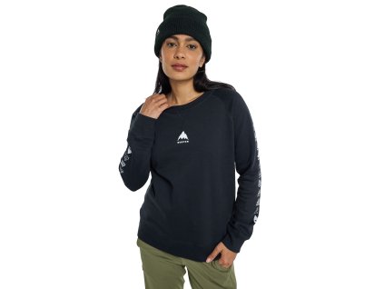 Dámská Mikina Burton Mistbow Fleece Crewneck True Black