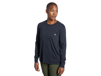 Dámské Tričko Burton Colfax Long Sleeve T-Shirt True Black