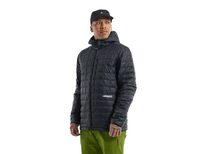 Pánská Bunda Burton Mid-Heat Hooded Down Jacket True Black