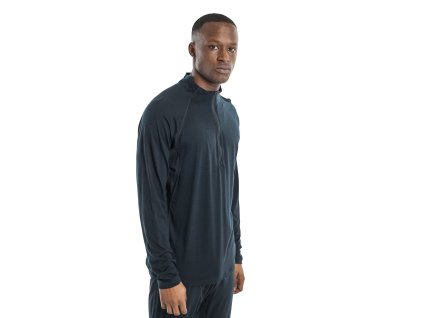 Pánské Termoprádlo Burton Phayse Merino Quarter Zip Fleece True Black