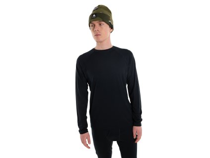 Pánské Termoprádlo Burton Phayse Merino Crewneck Fleece True Black