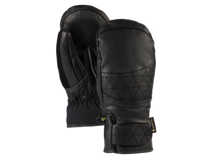 Dámské Palčáky Burton Gondy GORE-TEX Leather Mittens True Black