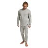 Pánské Termoprádlo Burton Midweight Base Layer Crew Gray Heather