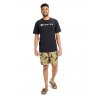 Tričko Burton Horizontal Mountain Short Sleeve T-Shirt True Black (Velikost XS)