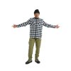 Pánská Košile Burton Favorite Long Sleeve Flannel Stout White Buffalo Plaid (Velikost XL)