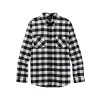 Pánská Košile Burton Favorite Long Sleeve Flannel Stout White Buffalo Plaid (Velikost XL)