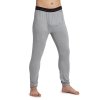 Pánské Termoprádlo Burton Lightweight X Base Layer Pants Gray Heather