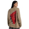 Tričko Burton Carnivore Long Sleeve T-Shirt Summit Taupe