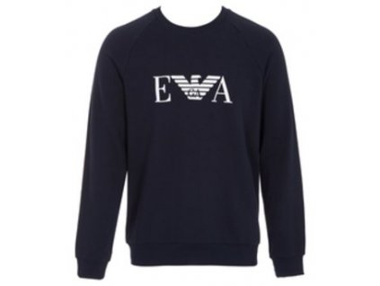 budwals emporio armani emporio armani loungewear marine sweatshirt with large rubberised logo 111062 1682683729111062 3r571 00135 120230606121135
