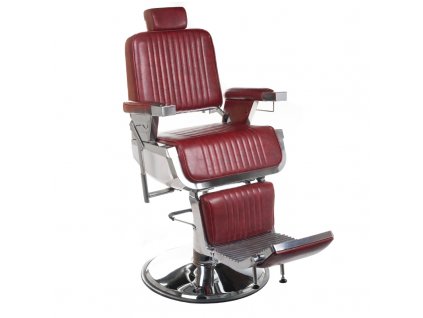 Barber kreslo LUMBER BH-31823 burgund