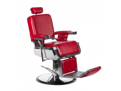 Barber kreslo LUMBER BH-31823 červené