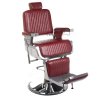 Barber kreslo LUMBER BH-31823 burgund