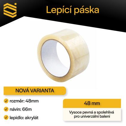 149 Lepící páska 48x66 transparentní