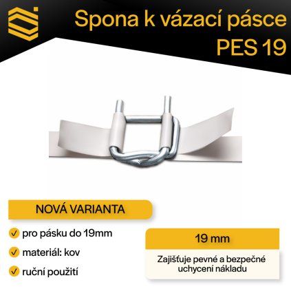 151 Spona k vázací pásce PES 19