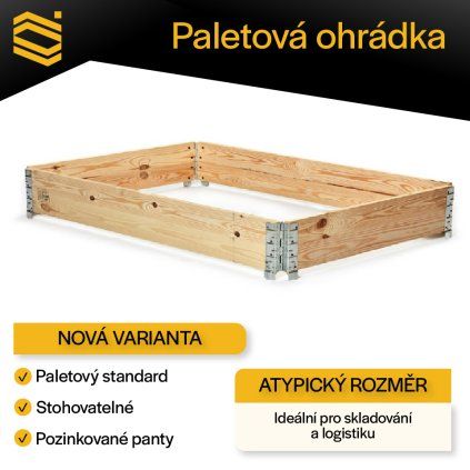143 Paletová ohrádka ATYP rozměr