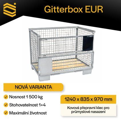 120 Gitterbox EUR nový