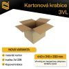 148 Kartonová krabice 3VL 440x310x330mm