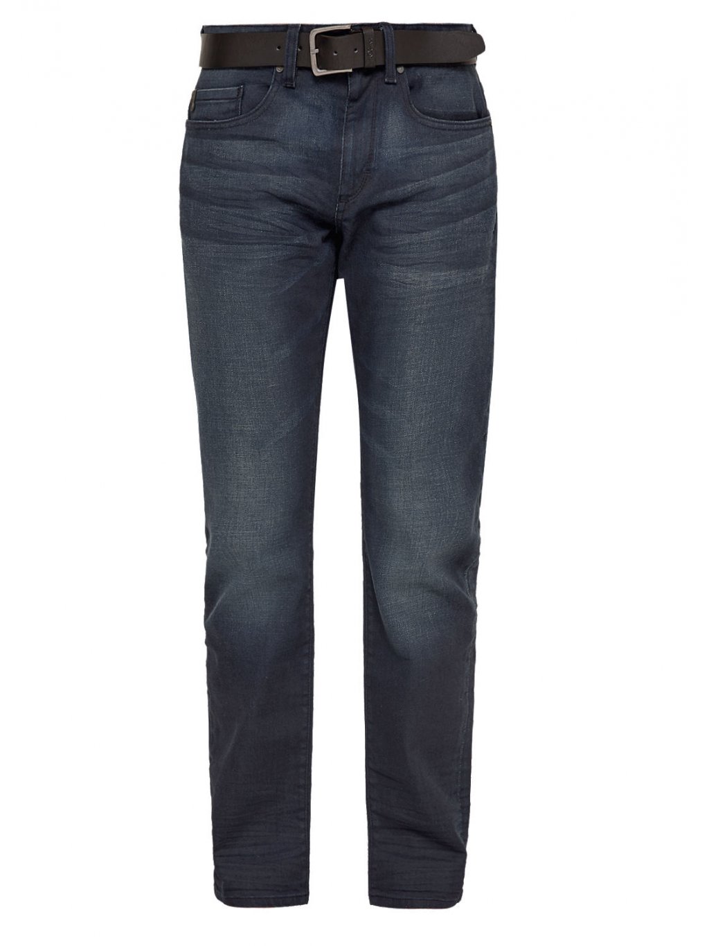 s.Oliver pánské džíny s opaskem Close Slim modré (Velikost 38/34)