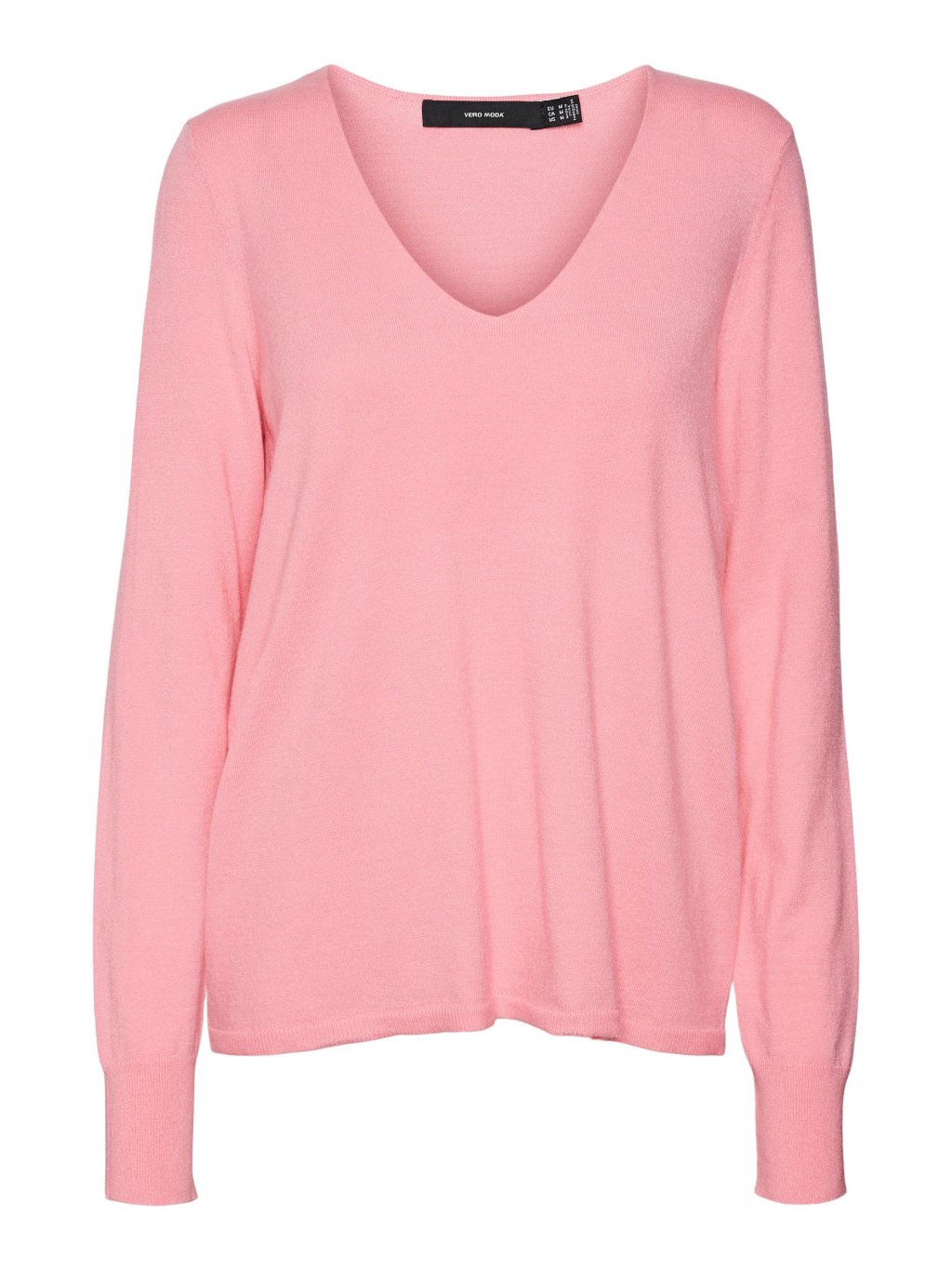 Vero Moda dámský svetr Happiness růžový - STORMfashion