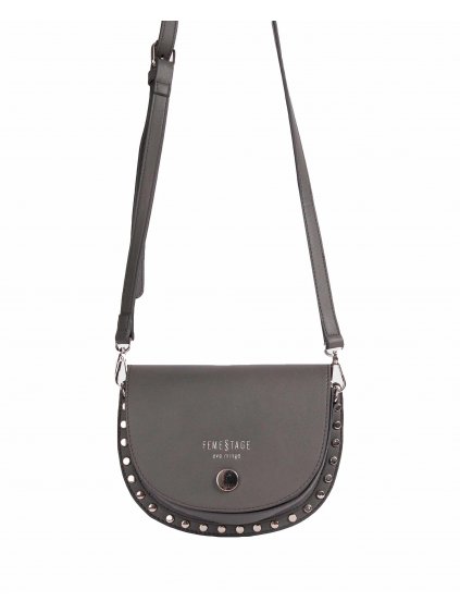 Feme stage dámská crossbody kabelka se cvočky šedá (Velikost UNI)