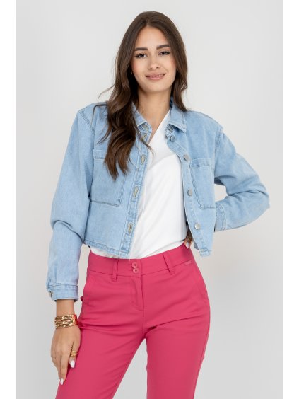 jdy jeans bunda marly modra 7