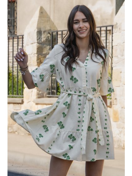 veromoda saty pamela kremove 21
