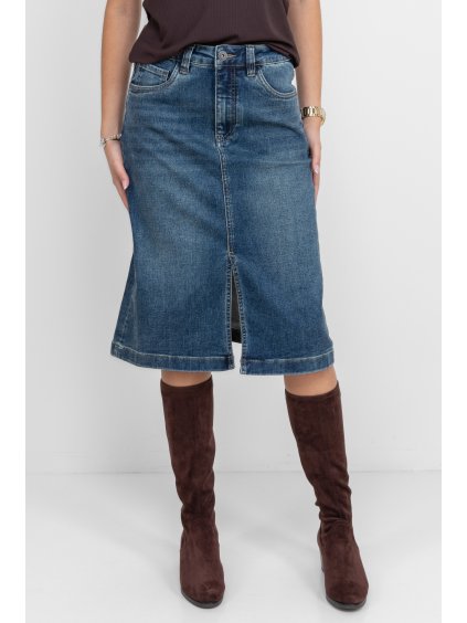geisha jeansova sukne 56510 10 modra 9