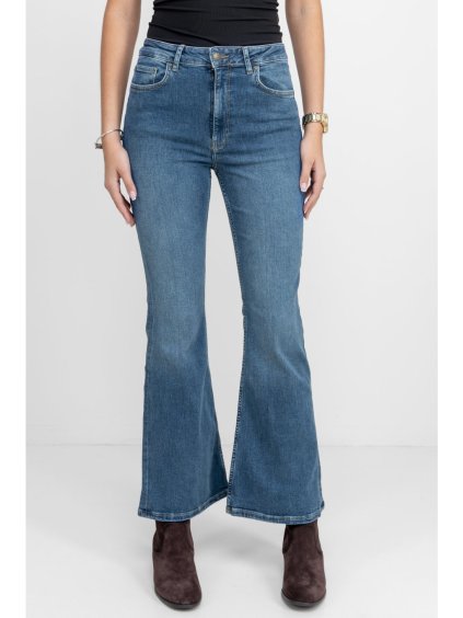 Cross zvonové džíny Flare P455-010 středně modré