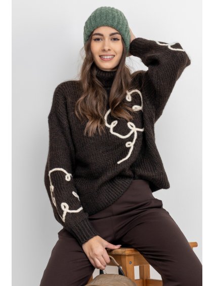 veromoda svetr fatima hnedy 16